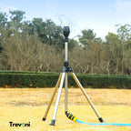 Aspersor Tripé Automático para Irrigação 360º - Máxima Eficiência e Pressão + BRINDE (Mang. Profissional de 15 Metros)