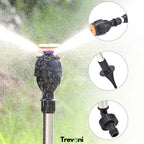 Aspersor Tripé Automático para Irrigação 360º - Máxima Eficiência e Pressão + BRINDE (Mang. Profissional de 15 Metros)