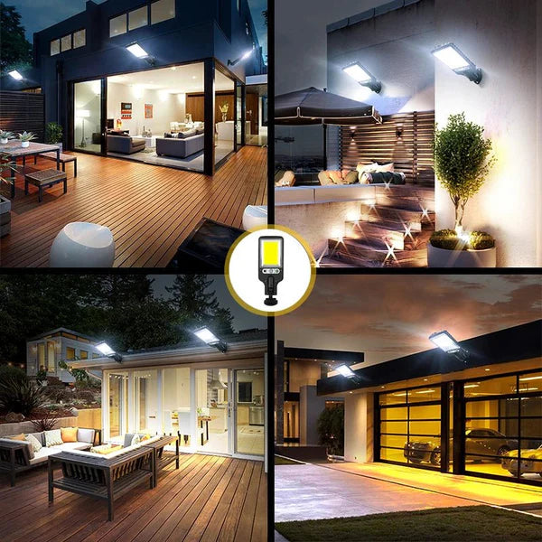 Luminária LED Solar Potência 1000W + Sensor de Movimento e Controle Remoto - 🔥Promoção Fim de Ano🔥